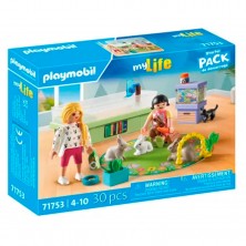 Playmobil Familia con Conejos 71753
