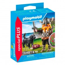 Playmobil Special Plus Vikingo con Perro Guardián 71755