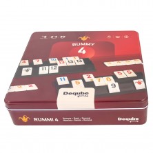 Rummy 4 Jugadores Caja Metal