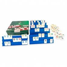 Rummy 6 Jugadores Caja Metal