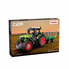 Construcción Tractor Claas con Remolque 448 Piezas