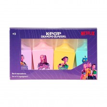 Pack 4 Mini Marcadores K-Pop