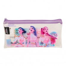 Estuche con Accesorios Papelería K-Pop