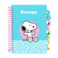 Libreta A5 con Separadores Snoopy
