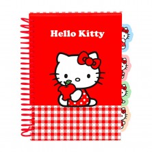 Libreta A5 con Separadores Hello Kitty