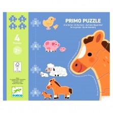 Djeco Puzles Progresivos Animales Granja