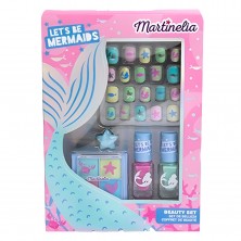 Set de Belleza y Uñas Postizas Sirena