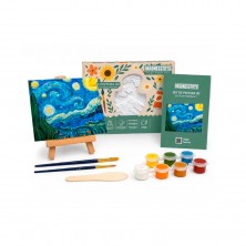 Mini Cuadro para Pintar Starry Night