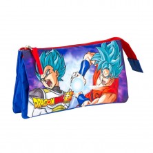 Estuche Triple Dragon Ball 12 x 23 cm