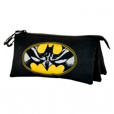 Estuche Triple Batman 23 x 11 cm