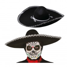 Sombrero Mexicano Fieltro 55 cm