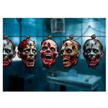 Guirnalda Cabezas Zombie 300 cm