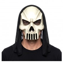 Máscara Calavera Ghost con Capucha