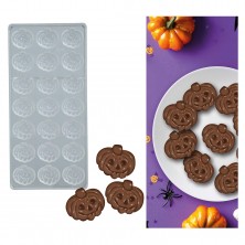 Molde 21 Mini Calabazas de Chocolate