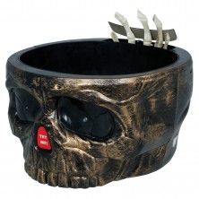 Bol Calavera con Luz, Sonido y Movimiento 25 cm
