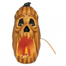 Vela LED Cara Calabaza 20 cm