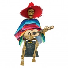 Esqueleto Mexicano con Luz, Sonido y Movimiento