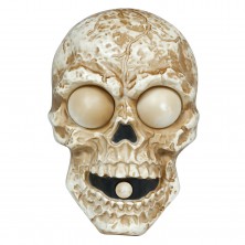 Timbre Calavera con Luz, Sonido y Movimiento 20 cm