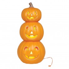 Calabaza Triple con Luz Intensa 52 cm