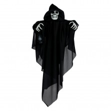Esqueleto Colgante con Túnica Negra 58 cm