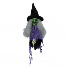Bruja Colgante con Escoba