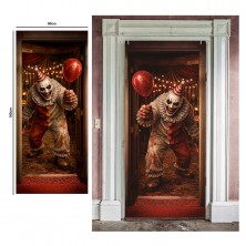 Payaso Decoración Puerta 80 x 180 cm