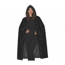 Capa Negra Brillante 120 cm
