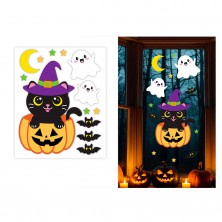 Decoración Gel Gato para Ventana