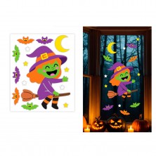 Decoración Gel Bruja para Ventana