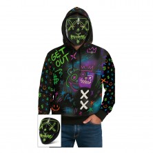 Máscara con Luz y Sudadera Talla L