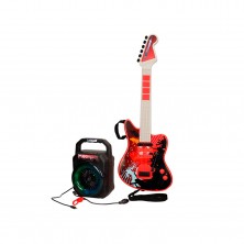 Guitarra Eléctrica con Amplificador y Bluetooth