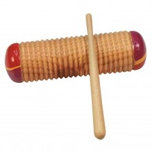 Instrumento Guiro Madera