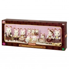Mega Familia Conejos Chocolate Sylvanian