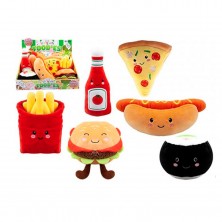 Peluche Fast Food 16 cm Surtido