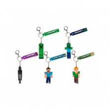 Llavero Figura Minecraft 3D Surtido