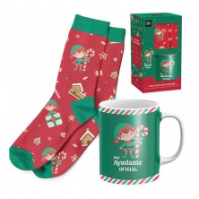 Taza y Calcetines Elfo