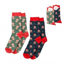 Calcetines Navidad Oso Talla 35-42