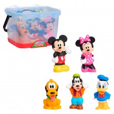 Cubo con Figuras Baño Mickey