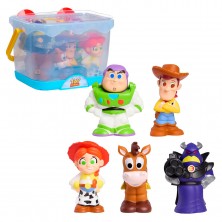 Cubo con Figuras Baño Toy Story