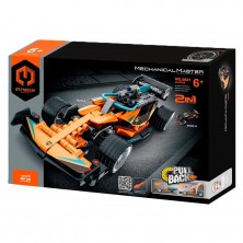 Construcción Coche F1 Naranja 220 Piezas