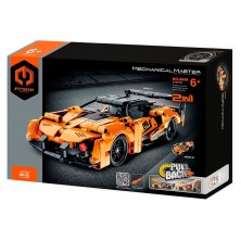 Construcción Coche Deportivo Naranja 277 Piezas