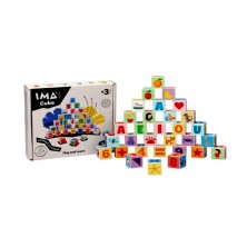 Juego Construcción Magnético Imacub 36 Piezas