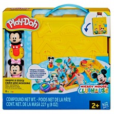Maletín con Moldes y Plastilina Play Doh