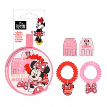 Mini Bolsito con 2 Gomas y 2 Clips Minnie