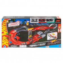 Hot Wheels Pista Reto con 3 Coches F1