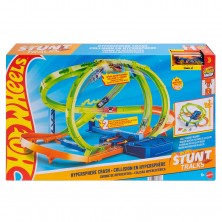 Hot Wheels Pista Motorizada con Salto Cruzado