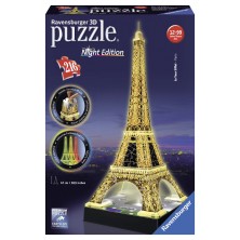 Puzle 3D \"Tour Eiffel - Night Edition\" 216 peces