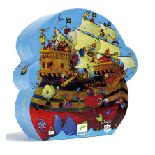 Puzzle silueta vaixell pirata