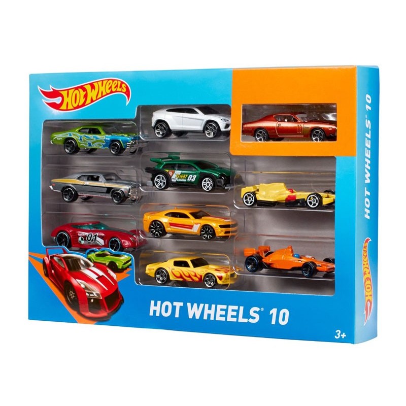 caja expositor hot wheels 10 coches customs a e - Compra venta en  todocoleccion