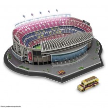 Puzle 3D Camp Nou Llum